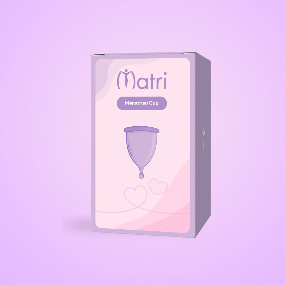 Matri Reusable Menstrual Cup, Leak-Free Comfort, All-Day Protection Matri