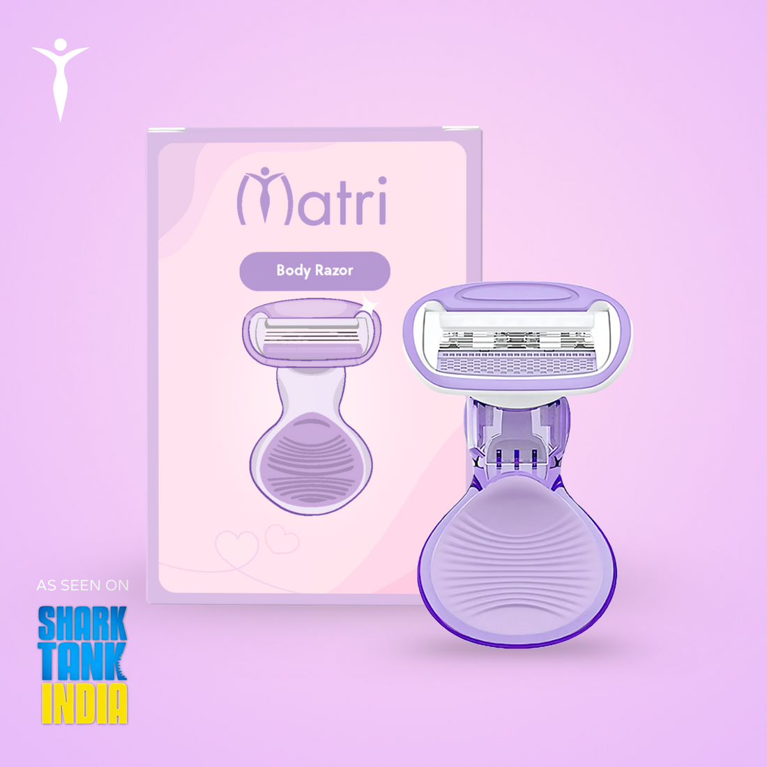 Matri Women’s Body Razor, Smooth, Gentle & Glide-Friendly Hair Removal Matri